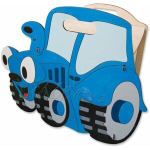 Odpadkový koš Traktor modrý