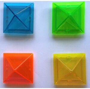 Stavebnice Magformers - Lux-pyramidy barevné