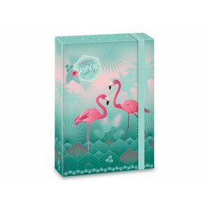 Ars Una Box na sešity Pink Flamingo A4