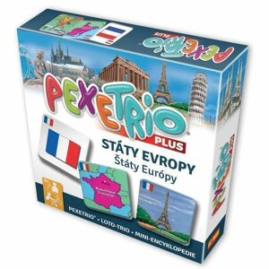 Pexetrio PLUS - Státy Evropy - 54 dílků