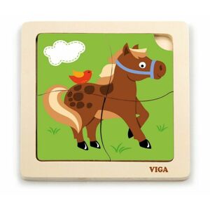 VIGA, Dřevěné puzzle - kůň
