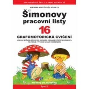 Šimonovy pracovní listy 16 - Grafomotorická cvičení  - M. Novotný