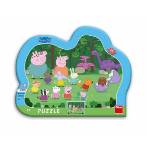 Puzzle deskové PEPPA PIG kontura 25 x 14,5 cm, 25 dílků