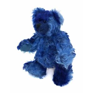 Medvěd 20cm kloubový, modrý