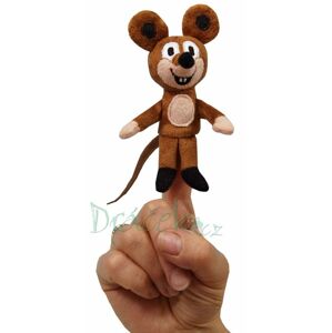 Myška  prstový maňásek - 8 cm