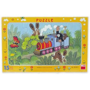 Puzzle deskové - Krtek a lokomotiva