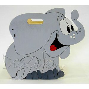 Odpadkový koš Slon šedý