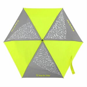 Dětský skládací deštník s s magickým efektem, neonová žlutá