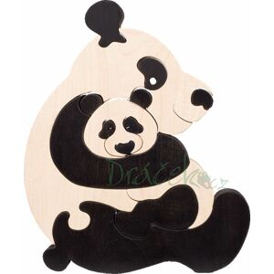 Dřevěné vkládací puzzle - Panda