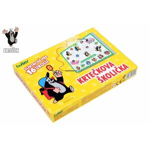 Krtečkova školička - společenská hra Voltík na baterie v krabici 22x16x3cm