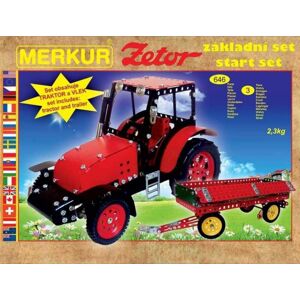 Stavebnice Merkur Traktor Zetor základní sada