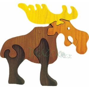 Dřevěné vkládací puzzle - Los