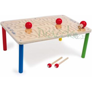Dřevěný stůl - hra s magnety