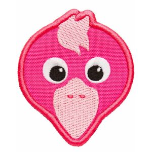 Dětský odznáček na suchý zip Affenzahn Velcro badge Flamingo - bright pink