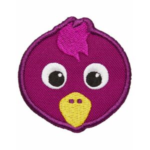 Dětský odznáček na suchý zip Affenzahn Velcro badge Bird - purple