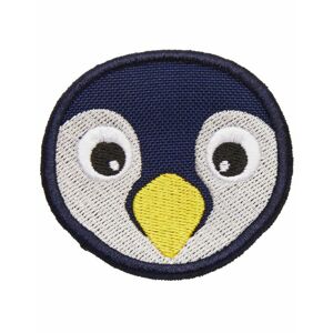 Dětský odznáček na suchý zip Affenzahn Velcro badge Penguin - blue