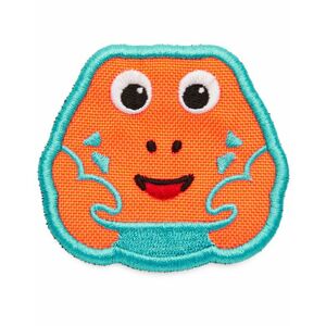 Dětský odznáček na suchý zip Affenzahn Velcro badge Crab - orange
