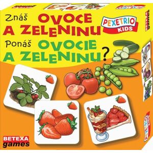 Pexetrio Kids - Znáš ovoce a zeleninu? 36 dílků