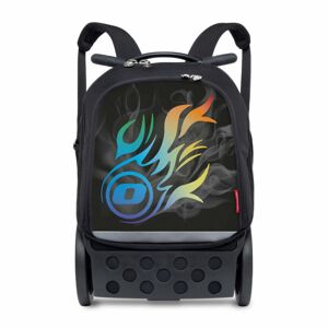 Školní a cestovní batoh na kolečkách Nikidom Roller UP Wild Fire (19l)