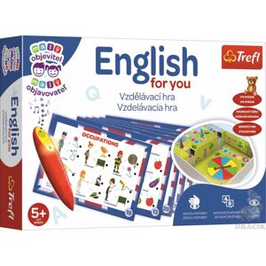 Malý objevitel English for you + kouzelná tužka, edukační společenská hra