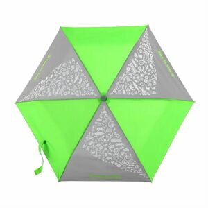 Dětský skládací deštník s s magickým efektem, neonová zelená