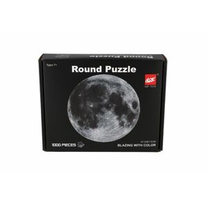 Puzzle kulaté Měsíc 1000 dílků 67,5x67,5cm v krabici 26x21x5,5cm