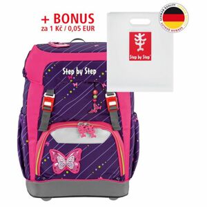 Školní batoh  Hama - GRADE Step by Step Třpytivý motýl