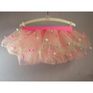 Tylová baletní sukně Růžové snění vel. M (6-10 let)