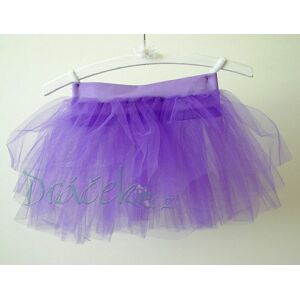 Tylová baletní sukně fialová 2. vel. S (3-6 let)