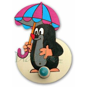 Věšák malý Krtek s deštníkem