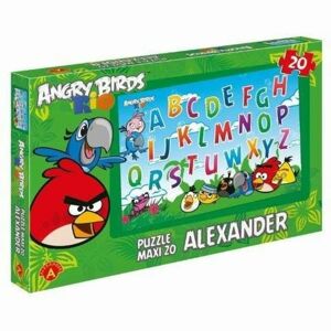 Angry Birds RIO - Puzzle 20 Maxi - Písmenka