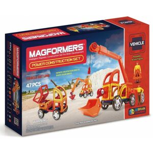 Stavebnice Magformers - Stavební auta PLUS