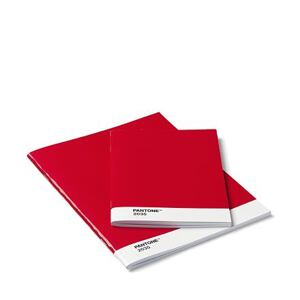 PANTONE Zápisník, 2 velikosti, měkká vazba - Red 2035