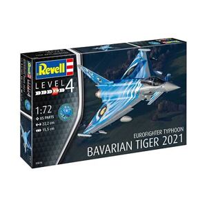 Revell ModelSet letadlo 63818 - Eurofighter Typhoon"Bavarian Tiger 2021" (1:72)