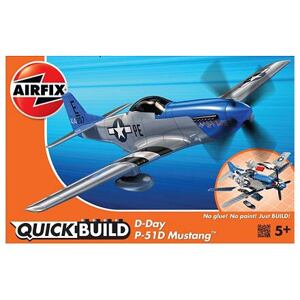 Airfix Quick Build letadlo J6046 - D-Day P-51D Mustang