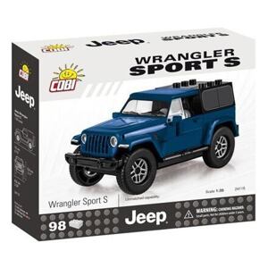 Cobi Jeep Wrangler Sport S 1:35, modrý, 98 k