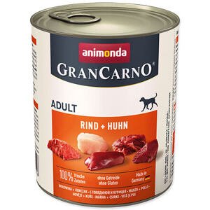 Konzerva ANIMONDA Gran Carno hovězí + kuře 800 g