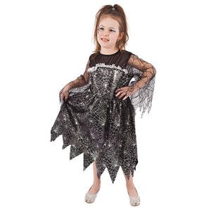 Rappa Dětský kostým čarodějnice s pavučinou (M) e-obal