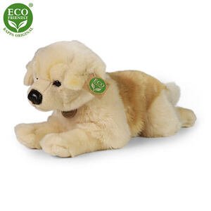 Rappa Plyšový pes zlatý retrívr ležící 39 cm ECO-FRIENDLY
