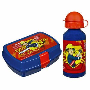Oxybag   Fireman Sam - set svačinový box + láhev na pití
