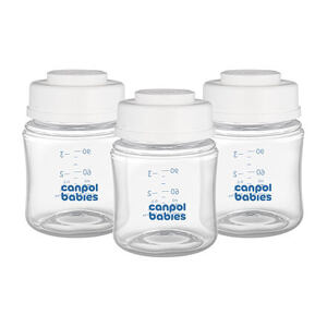 Canpol babies Sada lahví pro skladování mateřského mléka 3x120ml