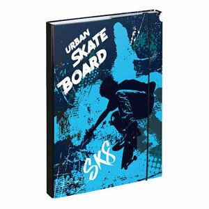BAAGL Desky na školní sešity A4 Skateboard