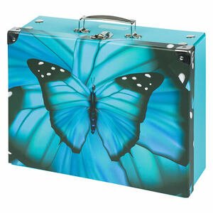 BAAGL Skládací školní kufřík Butterfly, kování