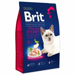 BRIT Premium by Nature Cat Sterilized Chicken 8 kg
