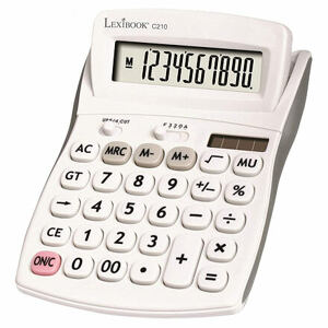 Lexibook 10 místná kalkulačka s nastavitelným úhlem obrazovky