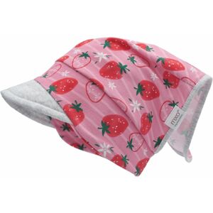 Maimo  Mini girl-headscarf with visor-erdbeere 45