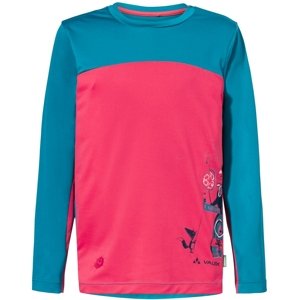 Vaude Kids Solaro LS T-Shirt II - bright pink/arctic 122/128