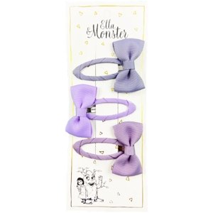 Ella & Monster - bow lila hair clip
