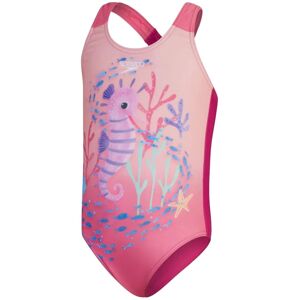 Speedo Girls Digital Printed Swimsuit - pink/pink 120